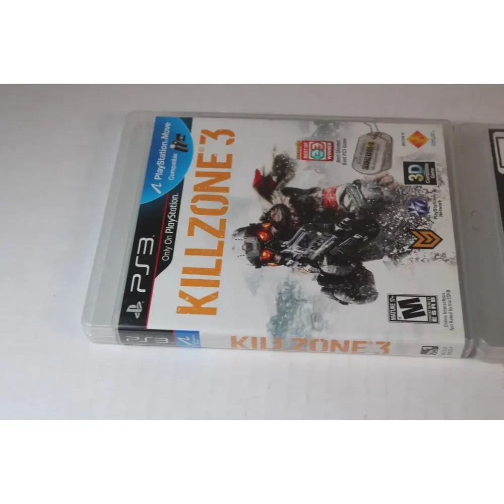 Killzone 2 & Killzone 3 Bundle (Sony PlayStation 3 PS3, 2009) Authentic, tested